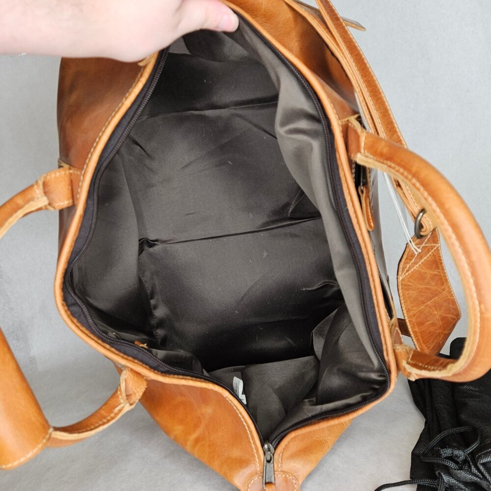 Vintage Canyon Outback Boulder Duffel Leather Bag CS317D - Picture 10 of 14
